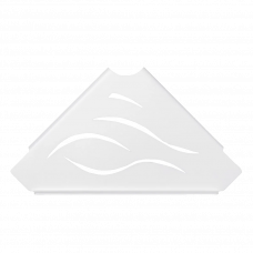 Полка угловая PHUSY белый 208x208x30мм