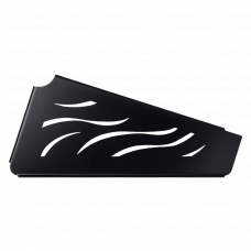 Полка угловая SHUTTLE белый левосторонняя 375х195х30мм