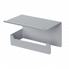 Держатель для туалетной бумаги с полкой BLISS2 серый правосторонний 280х103х99мм