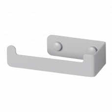 Держатель для туалетной бумаги ZEN серый левосторонний 141х65х35мм