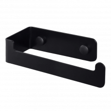 Держатель для туалетной бумаги ZEN черный правосторонний 141х65х35мм