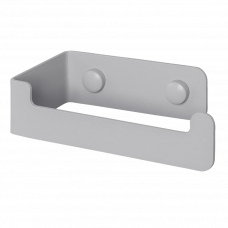 Держатель для туалетной бумаги ZEN серый правосторонний 141х65х35мм