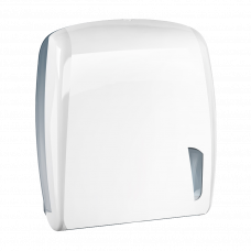 Диспенсер для бумажных полотенец Карбон белый