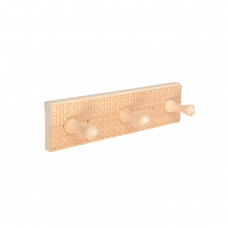 Cuier sauna BS 3 carlige 25х6.5cm