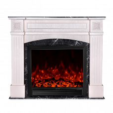 Портал каминный Жозефина белый 137x157x32см