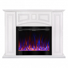 Портал каминный Тулуза белый 105х135х32см