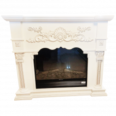Портал каминный Мираж 1260х1500х350мм белый