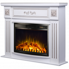 Портал каминный Диана белый 933х1117х270мм