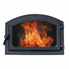 Дверь для печи со стеклом 350х500мм Favorit Y02