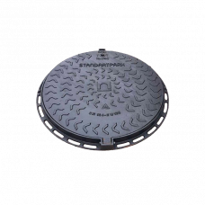 Люк чугунный канализационный B125 600х45мм