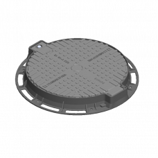 Люк чугунный канализационный C250 550x80мм