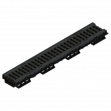 Лоток водоотводный с решеткой ячеистой B125 100x75мм