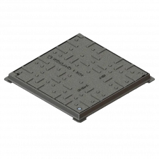 Люк чугунный канализационный 520x520x37мм B125 Vodaland