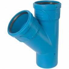 Тройник ПП шумопоглощающий 110х50мм 45°