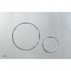 Кнопка смыва пластик хром SATAT71