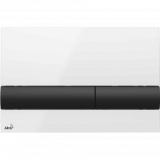 Кнопка смыва M1710-8 черный/белый