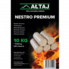 Брикеты топливные 10кг Nestro Premium Altaj