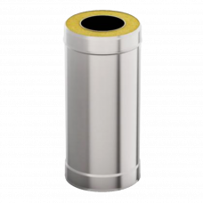 Труба для дымохода 180/254мм 1м нержавеющая сталь 