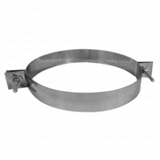 Хомут настенный 230мм нержавеющая сталь 2 шурупа