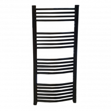 Полотенцесушитель овальный Eurorad 60x140см черный матовый