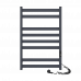 Полотенцесушитель Kvatro CK8 500x800мм 190Вт антрацит подключение справа