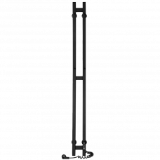 Полотенцесушитель 80x105x1200мм 81Вт Duet CK3 ERA-3 черный подключение справа