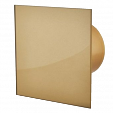 Решетка для вентилятора стеклянный золотистый 170х170мм Orno