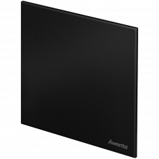 Решетка для вентилятора 100 Trax черный матовый Awenta