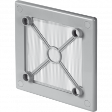 Вентиляционная решетка 150x150мм Baza Серый Awenta RW100sz