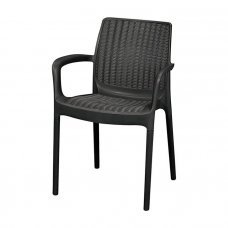 Стул пластиковый Bali графит