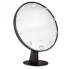 Зеркало Led 6004 50х10см черный