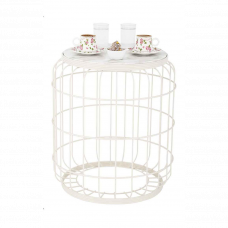 Стол кофейный Камелия крем 47x40см