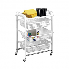 Полочка на колесах с четырьмя полками Artex 47х32х65см