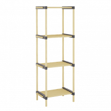 Полка деревянная многоцелевая модульная 4-уровневая SEO8168 105.5х40х28см