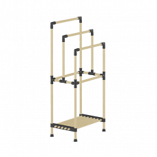 Вешалка для полотенец 3 вешалки SEO8173 97х49х28см