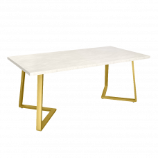 Стол обеденный Frida Шелк/золотистый 180х90х75см