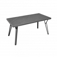 Стол обеденный Tokyo Черный мрамор 180х90см