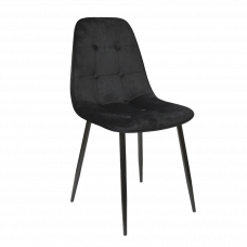 Стул обеденный M-01-3 (Hlr66) Бархат черный