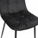 Стул обеденный M-01-3 (Hlr66) Бархат черный