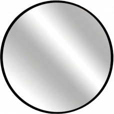 Зеркало круглое 600мм черный 