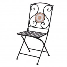 Стул металл-камень Bistro Mozaic 40х38х90см New