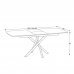 Стол обеденный Filis 75х90х145/185см Marmo Super matt