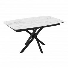 Стол обеденный Filis 75х90х145/185см Marmo Super matt