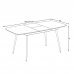 Стол обеденный Yense125 75x80x125/165см Sonata High gloss