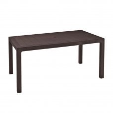 Стол пластиковый Melody коричневый