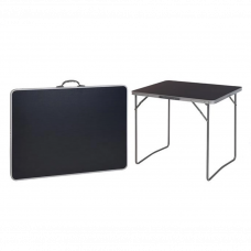 Стол складной 80x60см черный в чемодане 