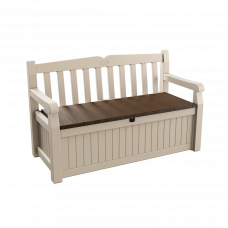 Скамейка садовая с ящиком для хранения Eden 265л бежевый Keter