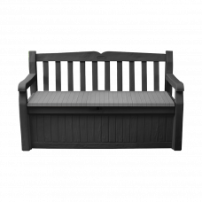 Скамейка садовая с ящиком для хранения Eden 265л графит Keter