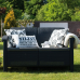 Диван садовый Corfu II Love Seat графит
