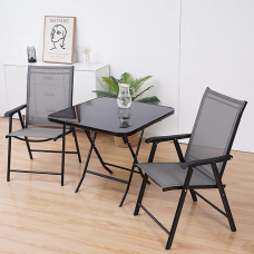 Мебель садовая набор стол 70х70х72см 2 стулья 48х46х72см